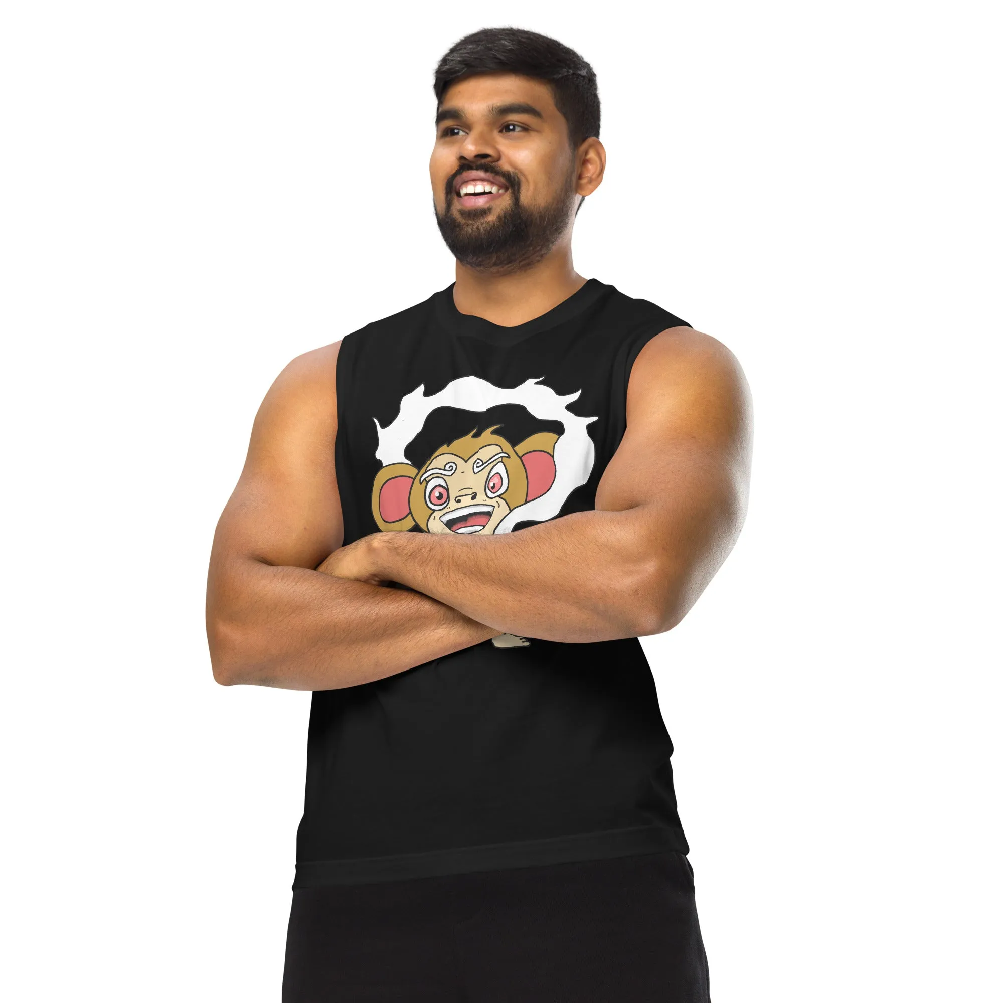 Poofy the Sky Monkey Muscle Shirt
