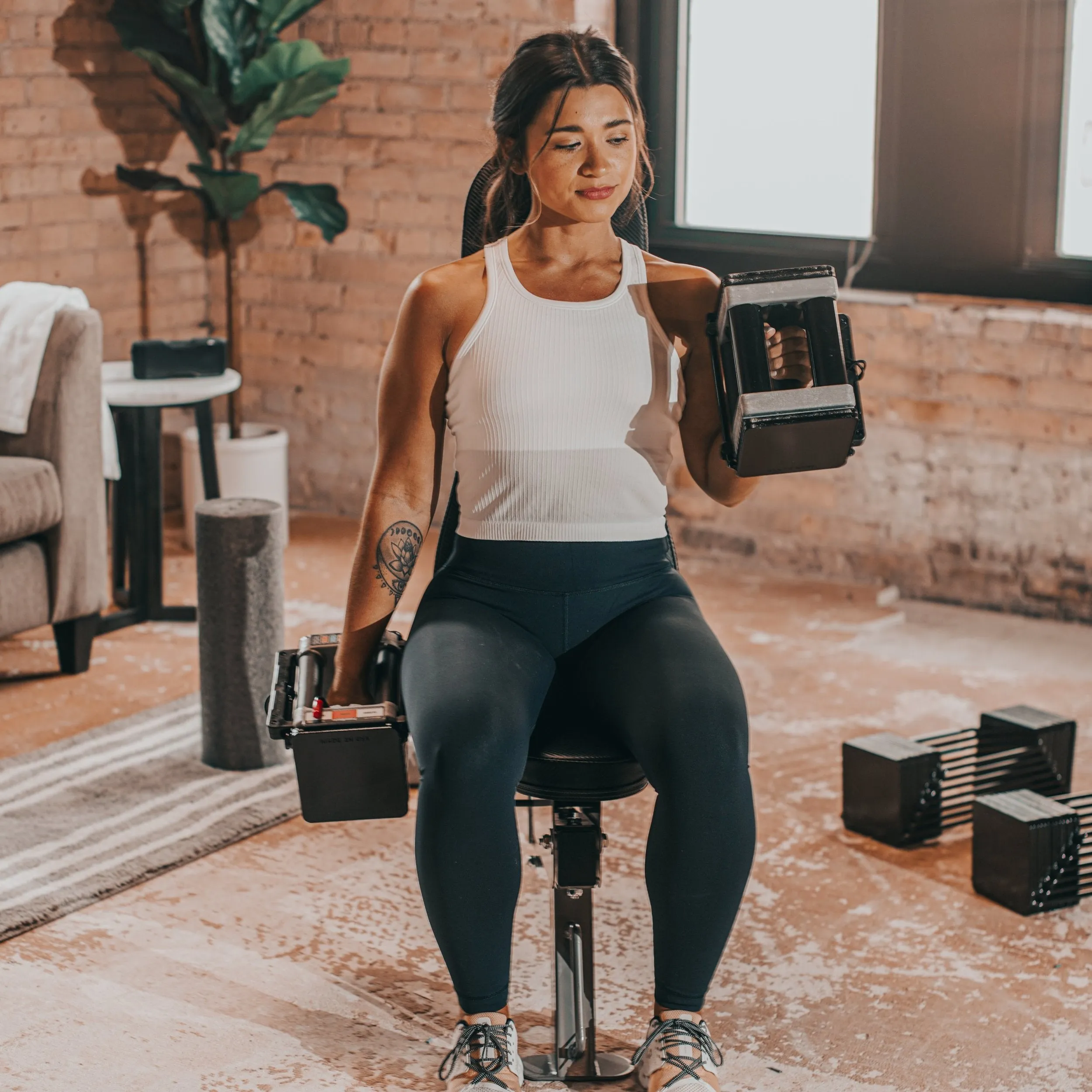 PowerBlock Elite USA Adjustable Dumbbell Set