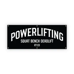 Powerlifting Gym Banner