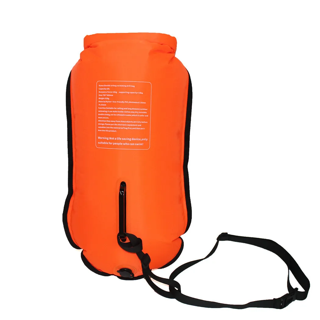 PVC thickened wear-resistant double airbag