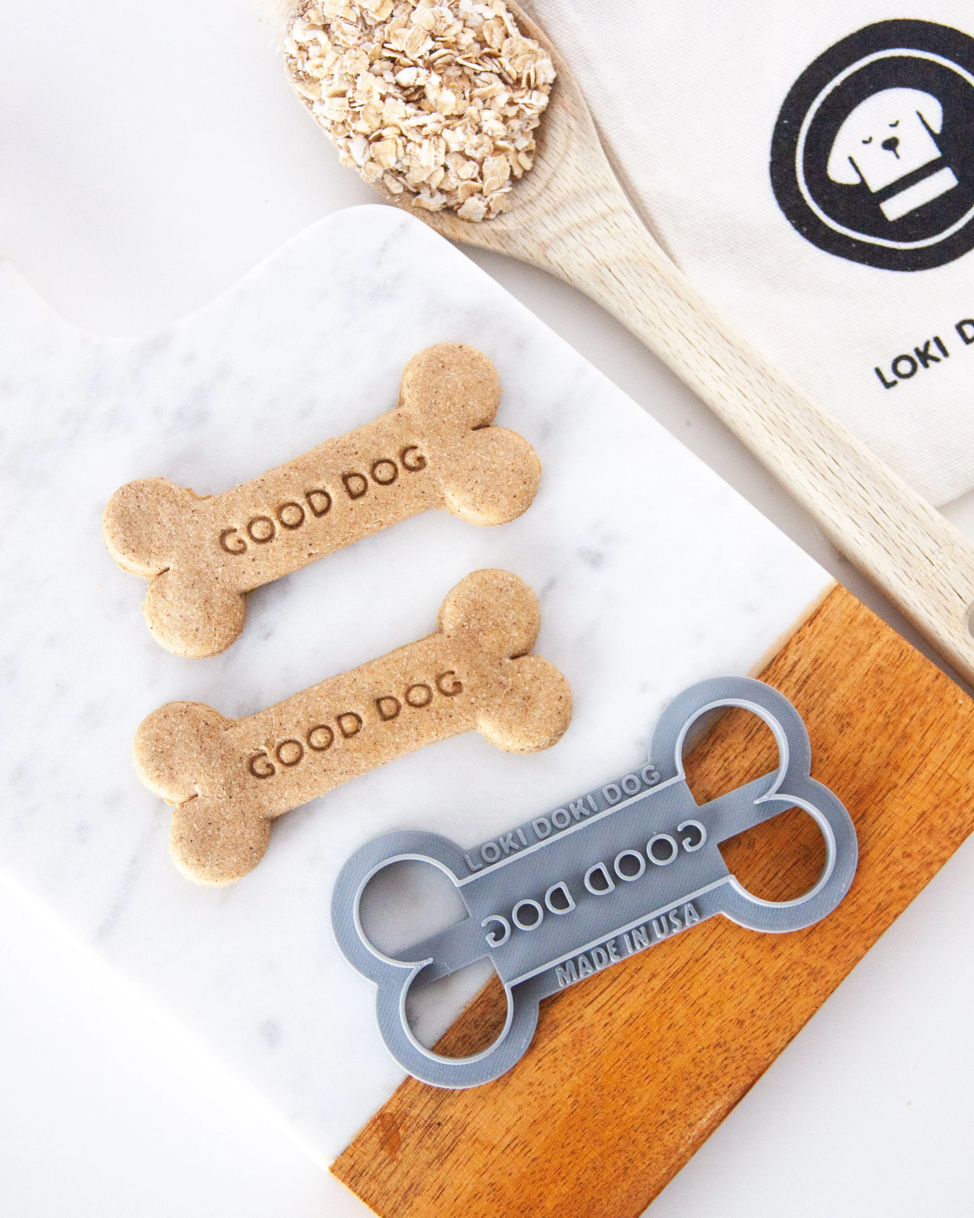 "Good Dog"  Bone Shaped Dog Biscuit Cookie Cutter ("Boy"   "Girl" Also Available)