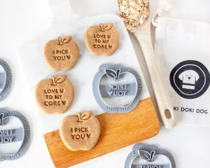 "I Pick You" & "Love U To My Core" Apple Shape Cookie Cutter