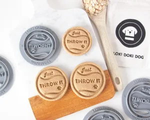 "Just Throw It" Dog Tennis Ball Shaped Cookie Cutter