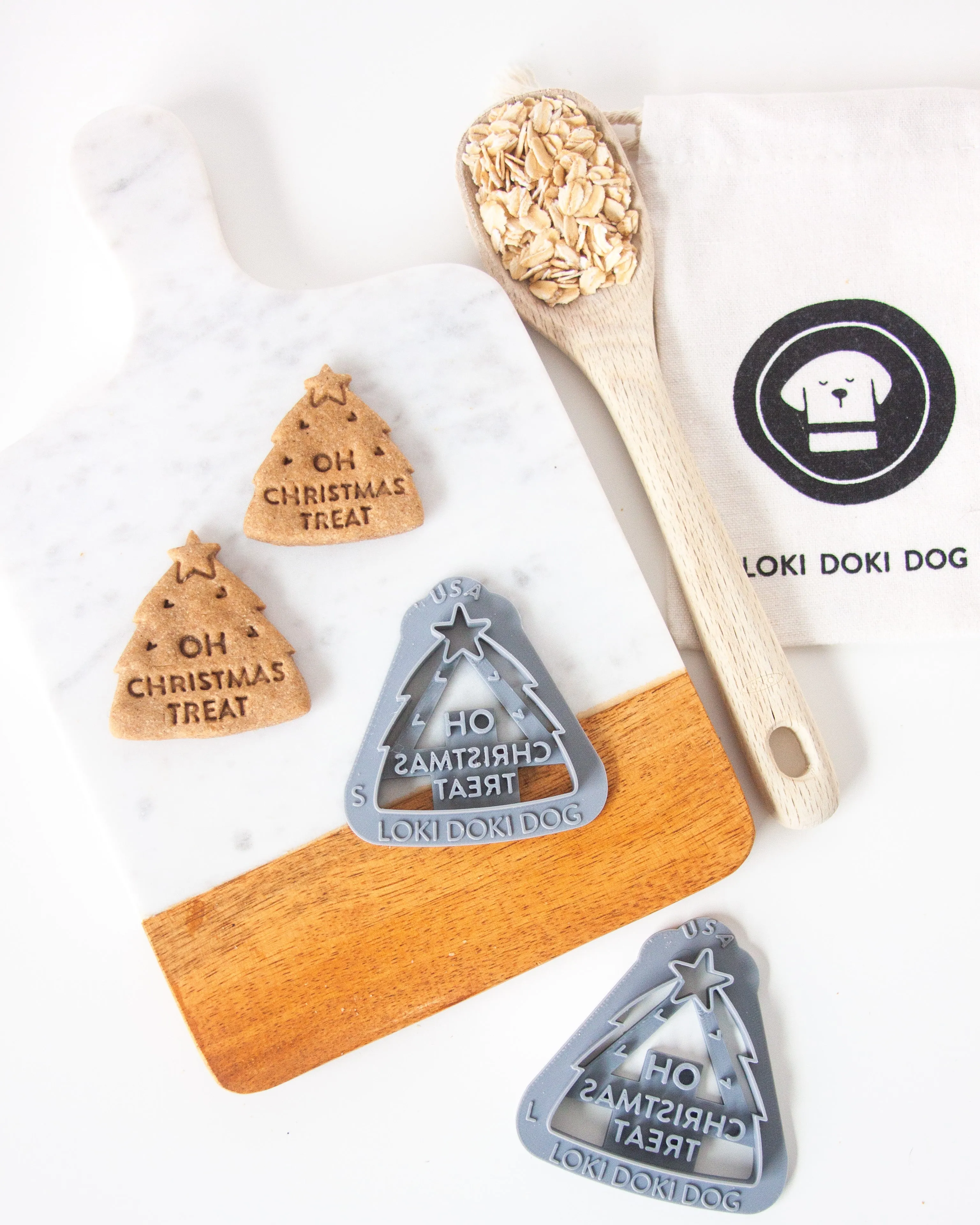 "Oh Christmas Treat" Christmas Tree Shape Cookie Cutter
