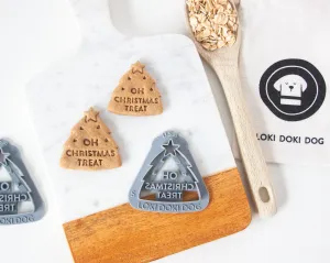 "Oh Christmas Treat" Christmas Tree Shape Cookie Cutter