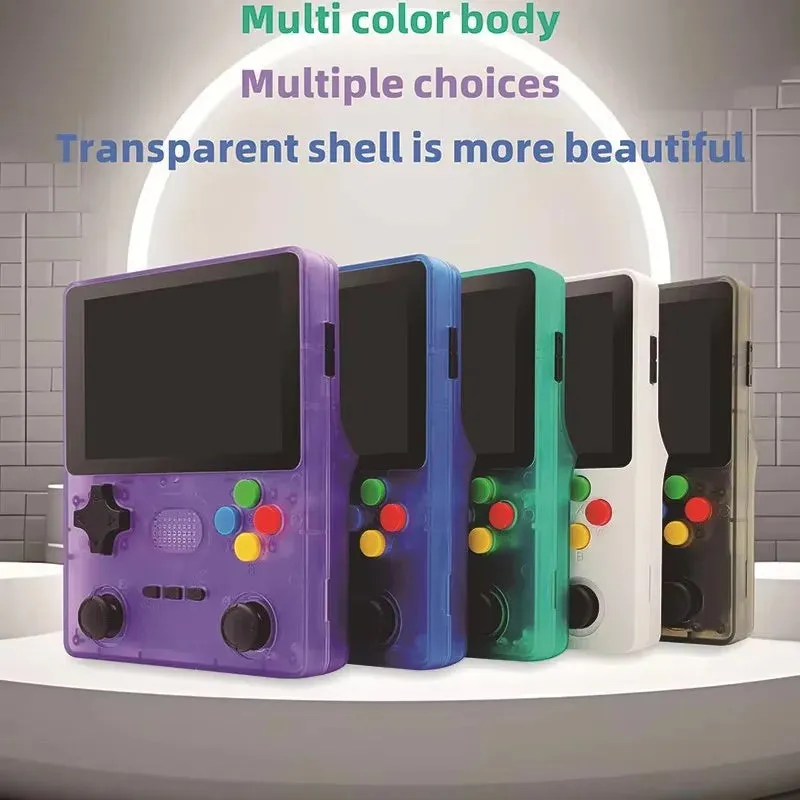 R39S Retro Handheld Video Game Console Linux System 4 Inch IPS Screen