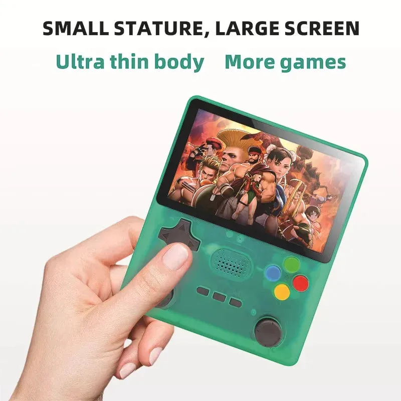 R39S Retro Handheld Video Game Console Linux System 4 Inch IPS Screen