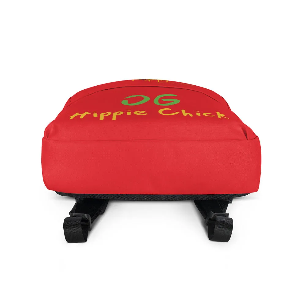 Red Backpack - OG Hippie Chick