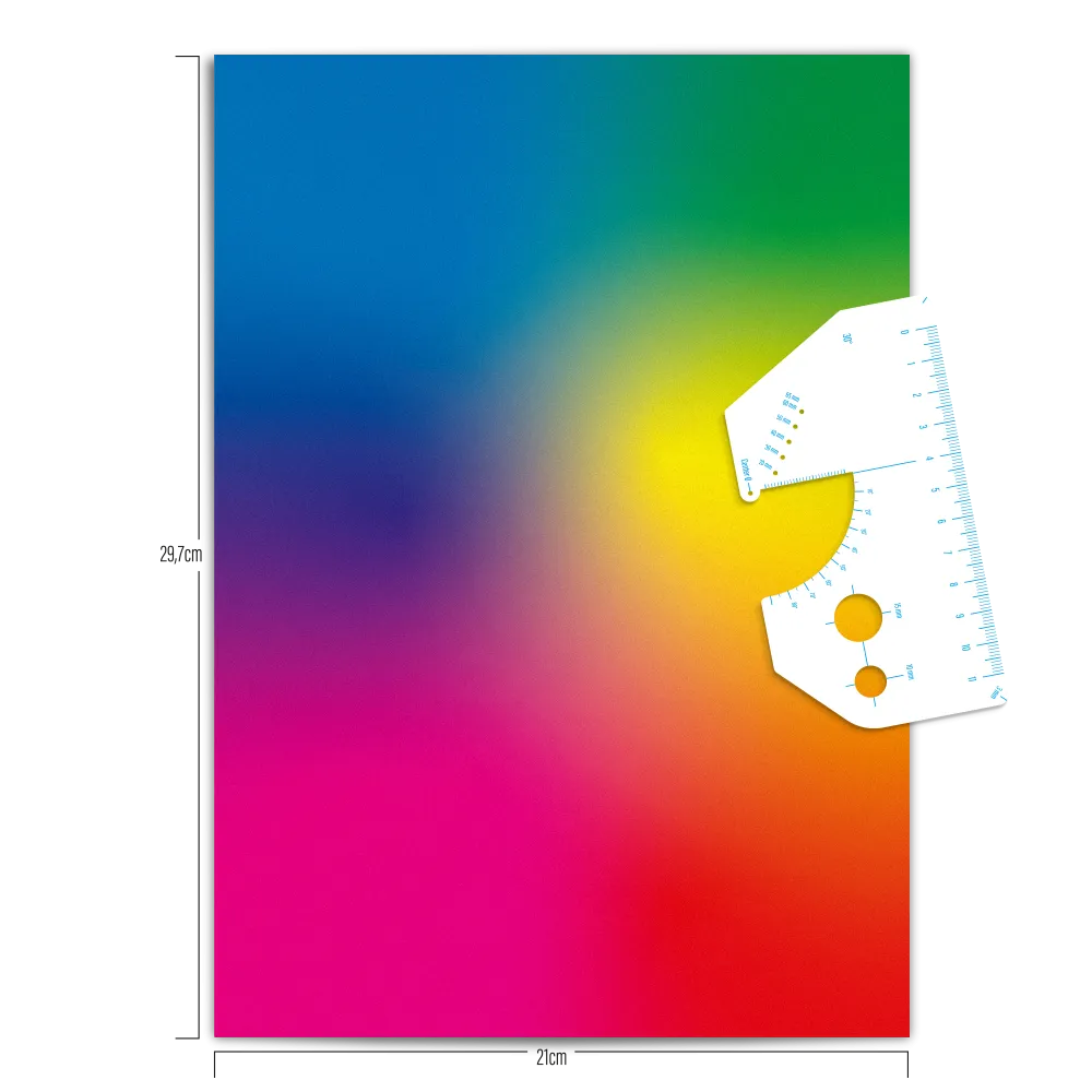 Reflective DIY Sticker: Gradient