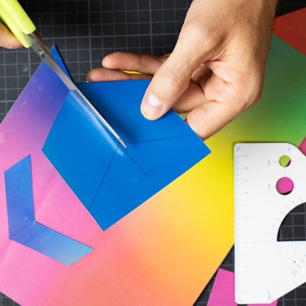 Reflective DIY Sticker: Gradient