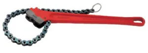 Ridge Tool Company Chain Wrench, 4 in OD Capacity, 15 3/4 in Chain, 31310