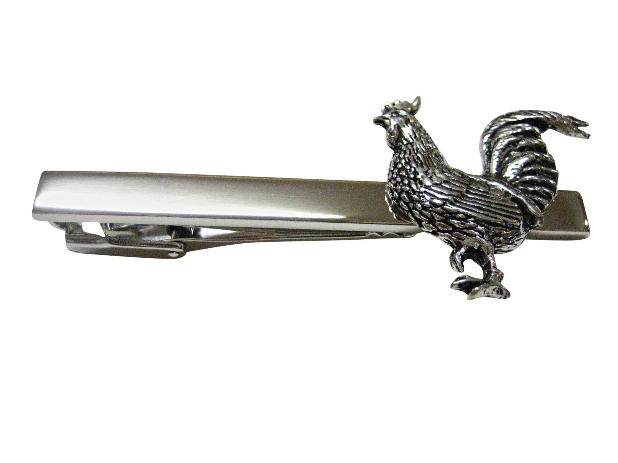 Rooster Chicken Bird Square Tie Clip