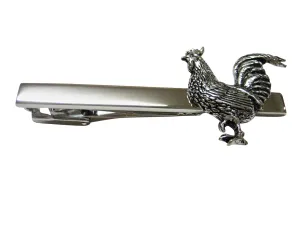 Rooster Chicken Bird Square Tie Clip
