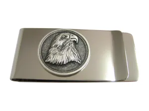 Round Eagle Bird Head Money Clip