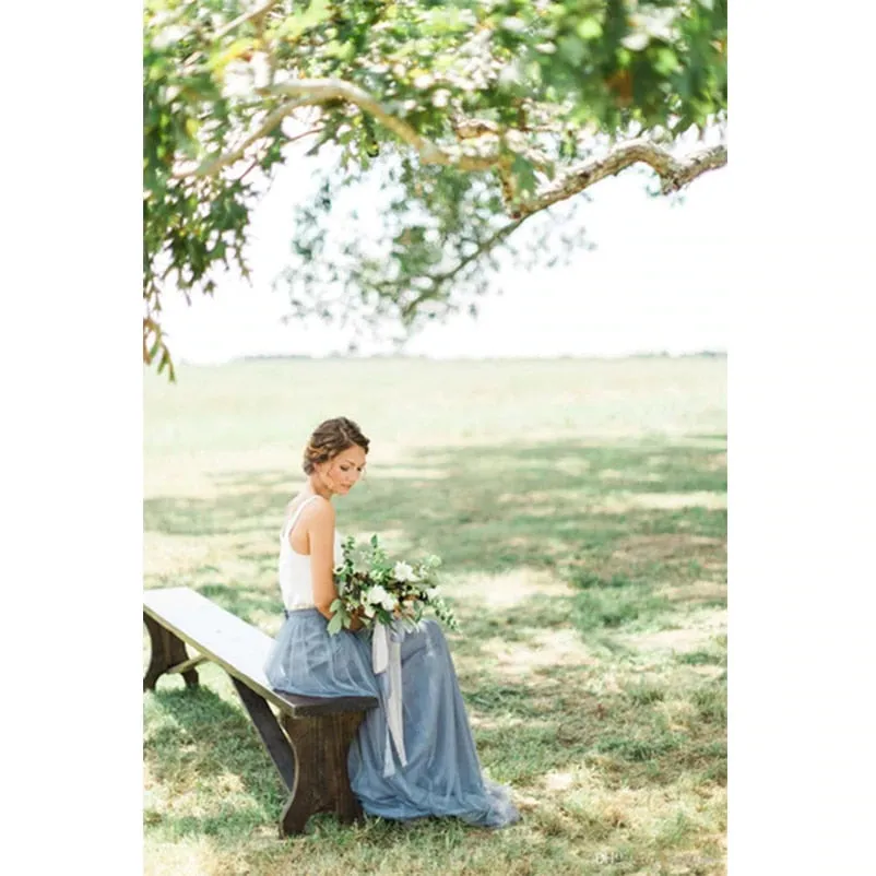 Roycebridal Cheap Two Tones Bridesmaid  Dresses