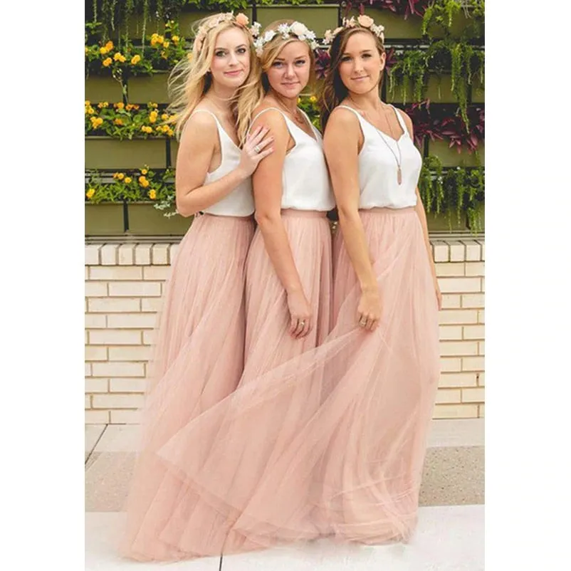 Roycebridal Cheap Two Tones Bridesmaid  Dresses