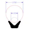 RS Slim Strut Mount 2 w/ Cush Steel Strap w/ Standard 1/4-20 Threaded Adapter
