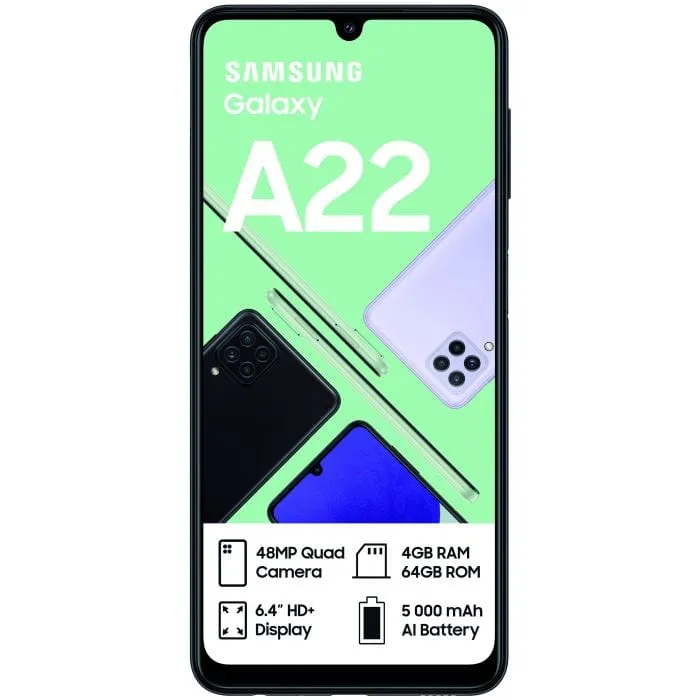 Samsung Galaxy A22 Dual Sim Light Green