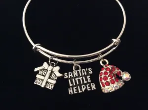 Santa's Little Helper Adjustable Bracelet Expandable Charm Bracelet