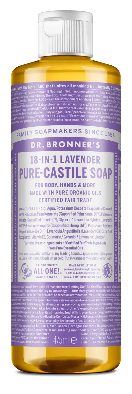 SAPONE LIQUIDO 18 usi in 1 LAVANDA