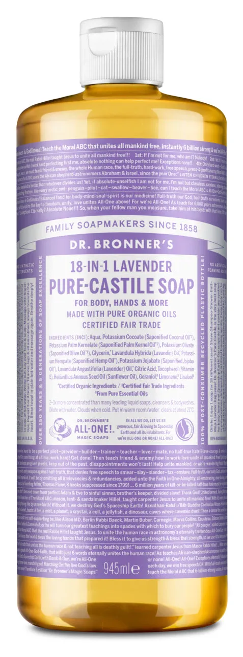 SAPONE LIQUIDO 18 usi in 1 LAVANDA