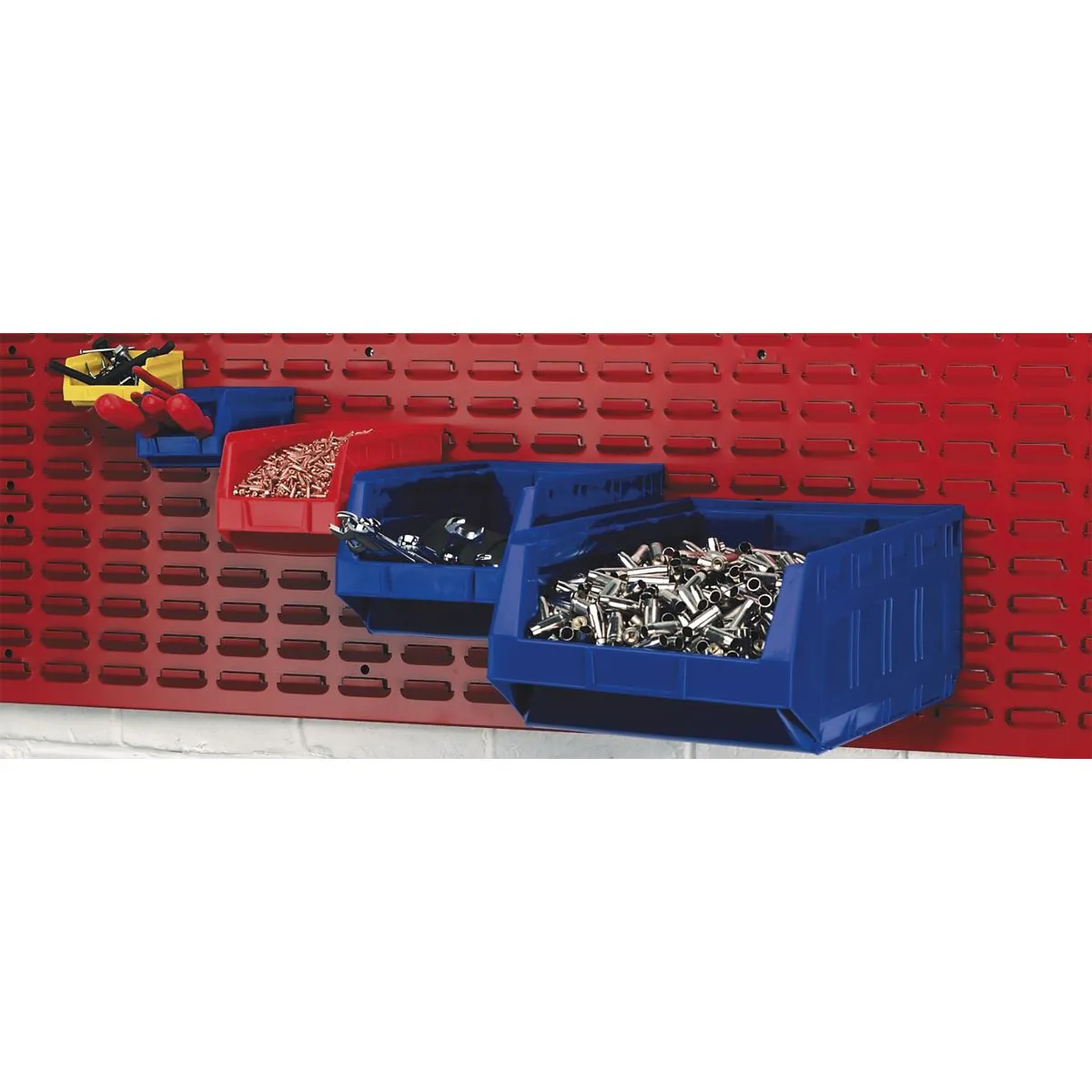 Sealey Plastic Storage Bin 210 x 355 x 165mm - Blue Pack of 20