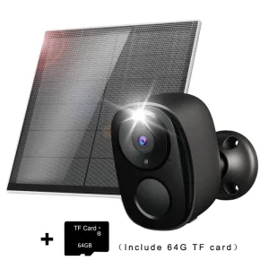 Security Camera Wireless Outdoor WiFi solar AI Motion Siren Night Vision