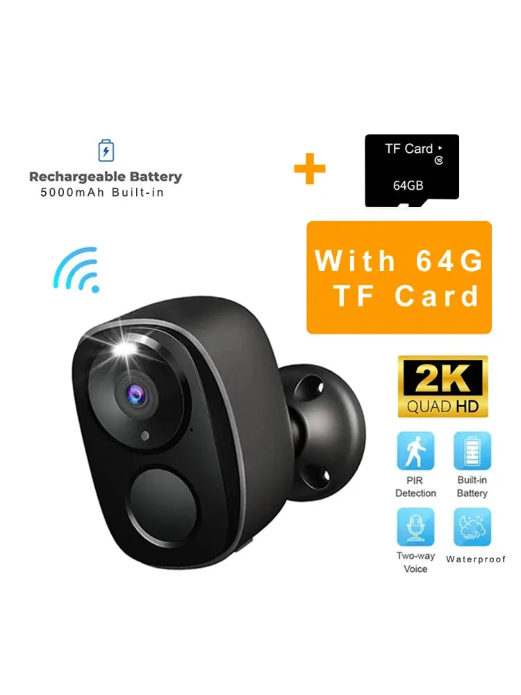 Security Camera Wireless Outdoor WiFi solar AI Motion Siren Night Vision