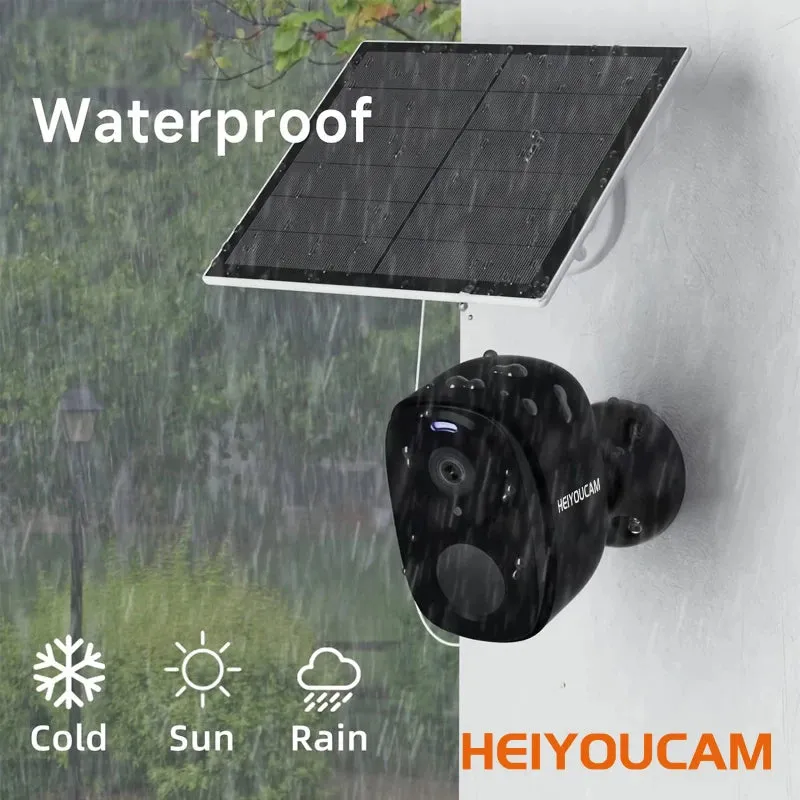 Security Camera Wireless Outdoor WiFi solar AI Motion Siren Night Vision