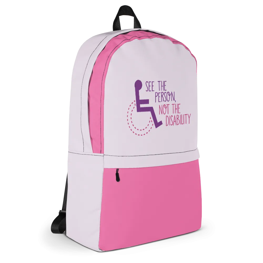 See the Person, Not the Disability (Girl's Backpack)