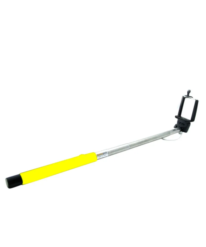 Selfie Stick with Bluetooth Remote Shutter - Black, Pink, Purple, Turquoise, White and Yellow