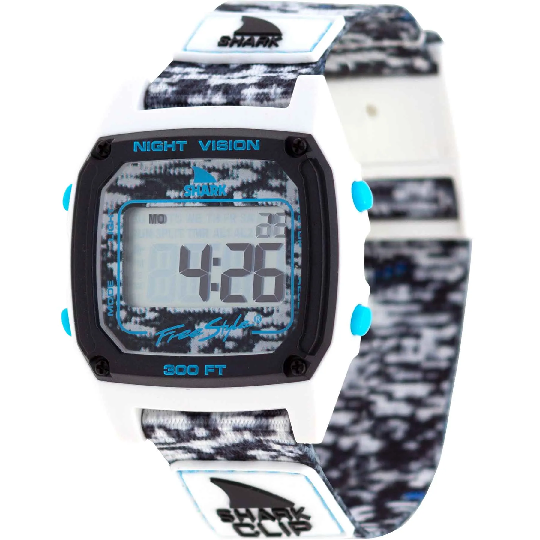 Shark Classic - Strap Kit - Clip - WHITE SHOCKWAVE