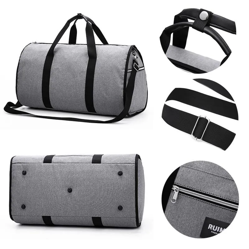 Shipmaster™  Convertible Anti-Wrinkle Travel Duffel Bag