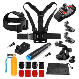 SHOOT Action Camera Accessory Tripod Monopod Head Chest Strap Mount for GoPro Hero 6 4 SJCAM SJ7 Xiaomi Yi 4K 2 Eken H9 Sony Cam