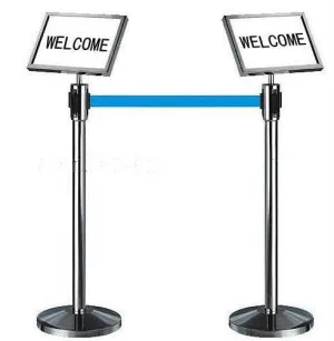 Sign-Holder in Stainless Steel