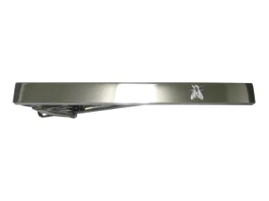 Silver Toned Etched Sleek Detailed Fly Bug Insect Tie Clip
