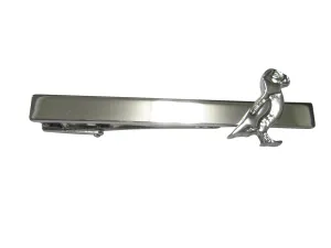 Silver Toned Puffin Bird Tie Clip