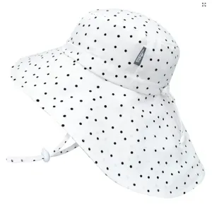 Size M (6-24): Jan & Jul Cotton Adventure Hat -DOTS