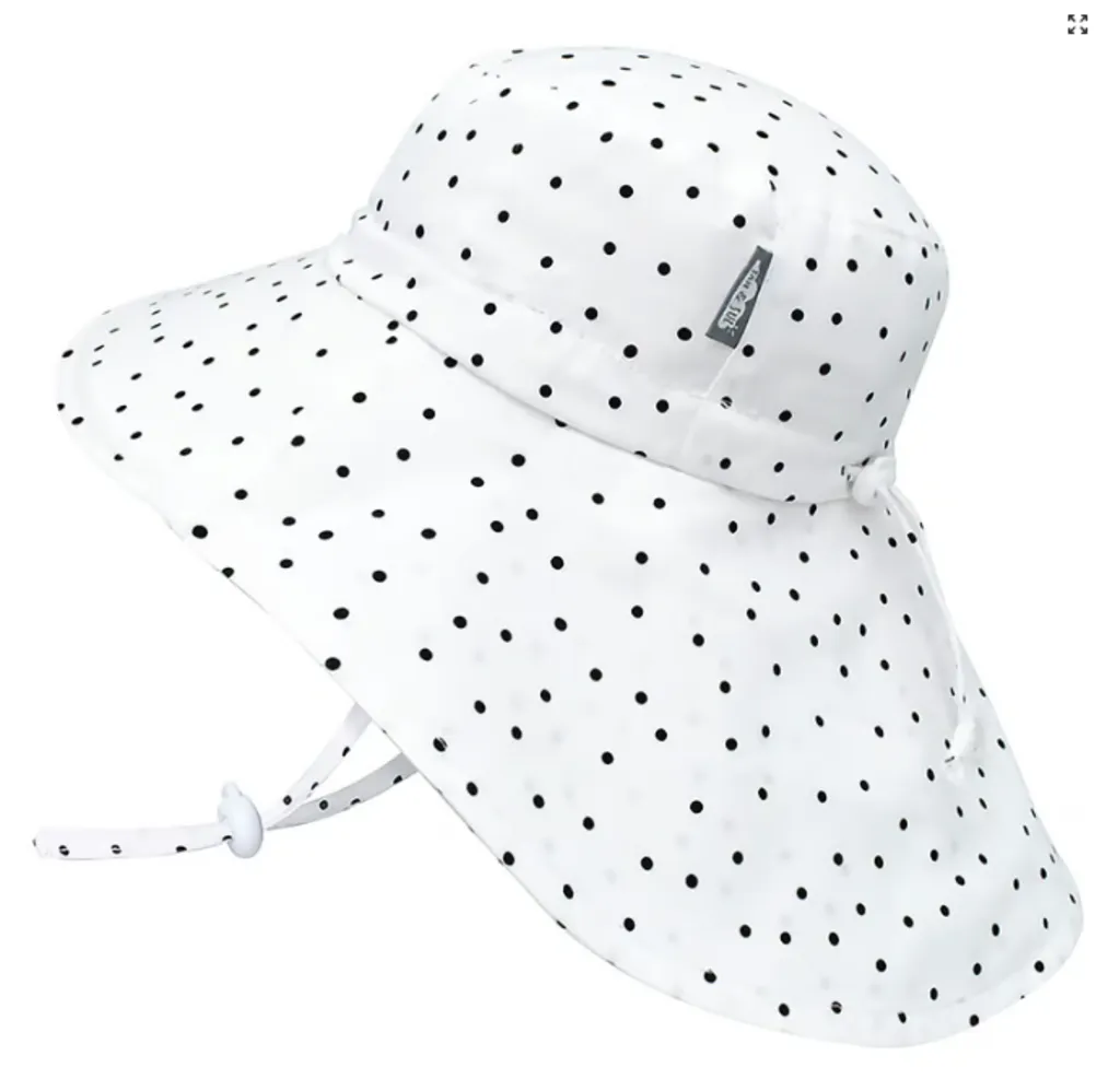 Size M (6-24): Jan & Jul Cotton Adventure Hat -DOTS