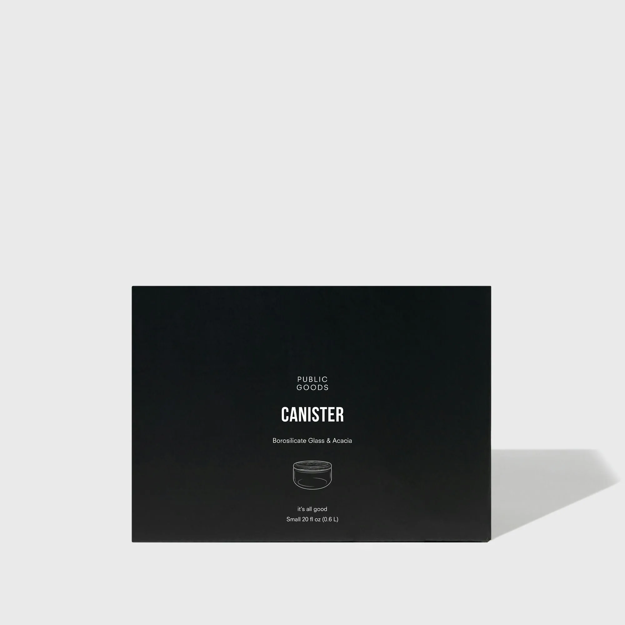 Small Glass Canister