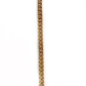Small Gold Curb (Cuban) Link Chain by the Inch (#718)