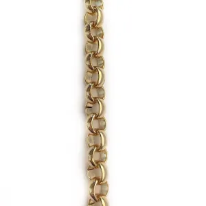 Small Gold Rolo Link Chain by the Inch (#609)