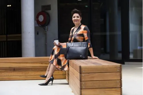 Sofia Work Handbag - Black