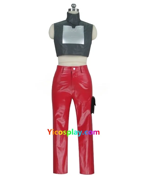 Soldier 76 Red Halloween Immortal Skin Cosplay Costume Outfit