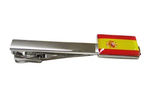 Spain Flag Square Tie Clip