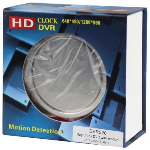 Spy Clock DVR with motion detector (4GB)
