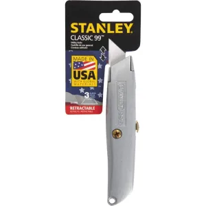 STANLEY CLASSIC RETRACABLE STRAIGHT UTILITY KNIFE