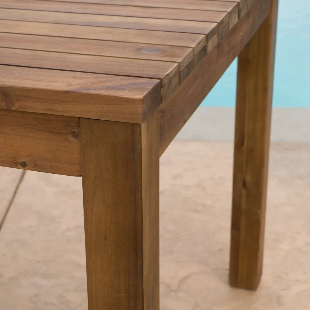Statler Solid Wood Dining Table Millwood Pines