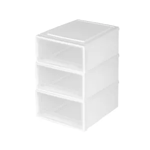 Storage Drawers Large Stackable Containers L 3PK