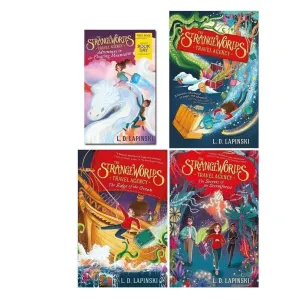 Strangeworlds Travel Agency Series 4 Books set by L.D. Lapinski Secrets, Travel